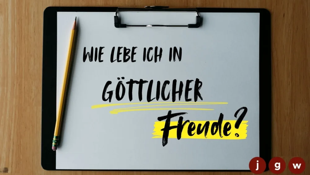 Wie lebe ich in göttlicher Freude Image